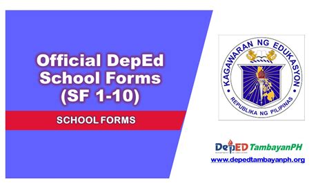 deped sarangani downloadable forms|DepEd School Forms Compilation (SF 1.